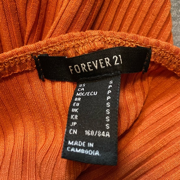 Ribbed Faux Button Down Dress - Picture 2 of 3